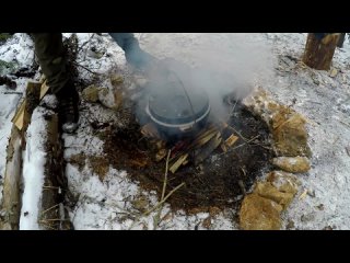 [forest] house underground with our hands - fox on the threshold, forest kitchen, bath - we are building a duggle