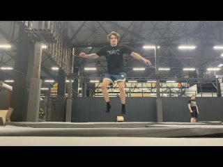 [bigdaddy228 rare vids] go with the boys to trampolines 2