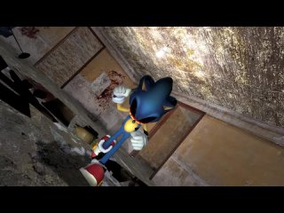 [over show] if you see this sonic exe near the house, urgently run damage and madness in garry`s mod