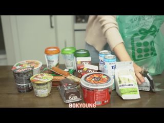 [ bokyoung] mukbang gs25 | ~ mukbang.