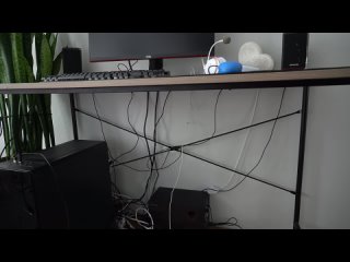 [daniel fry] how i hid my wires at work. express cable management