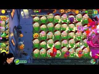 [officialzelel] passed 200 zombie waves on level plants vs zombies 2 walkthrough