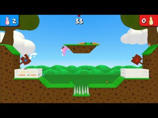 [thebraindit] race balls and fly jetpacks in super bunny man